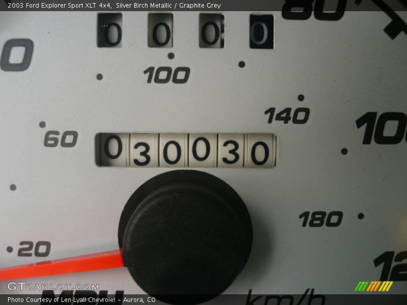 Silver Birch Metallic / Graphite Grey 2003 Ford Explorer Sport XLT 4x4