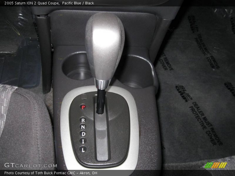 Pacific Blue / Black 2005 Saturn ION 2 Quad Coupe