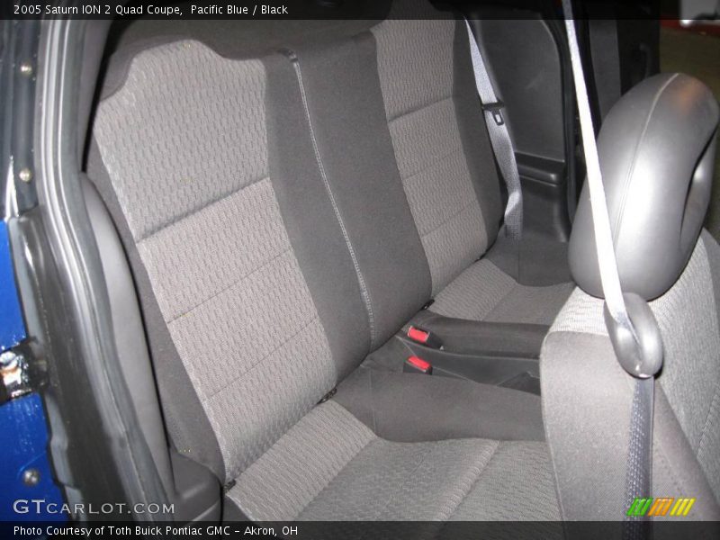 Pacific Blue / Black 2005 Saturn ION 2 Quad Coupe