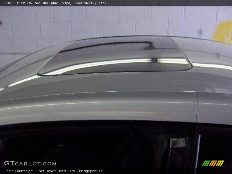 Silver Nickel / Black 2006 Saturn ION Red Line Quad Coupe