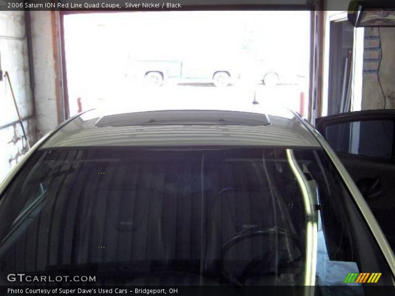 Silver Nickel / Black 2006 Saturn ION Red Line Quad Coupe