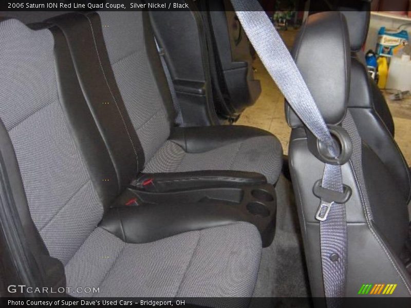 Silver Nickel / Black 2006 Saturn ION Red Line Quad Coupe