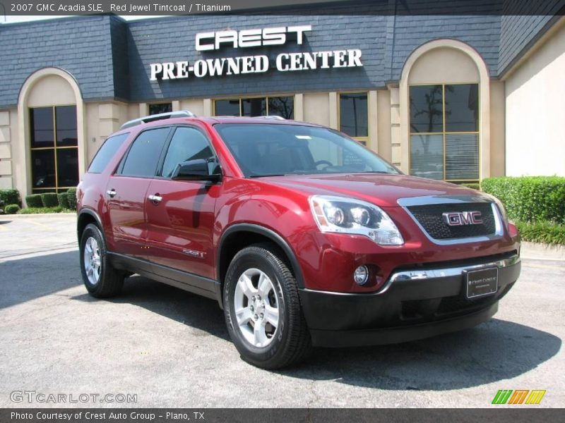 Red Jewel Tintcoat / Titanium 2007 GMC Acadia SLE