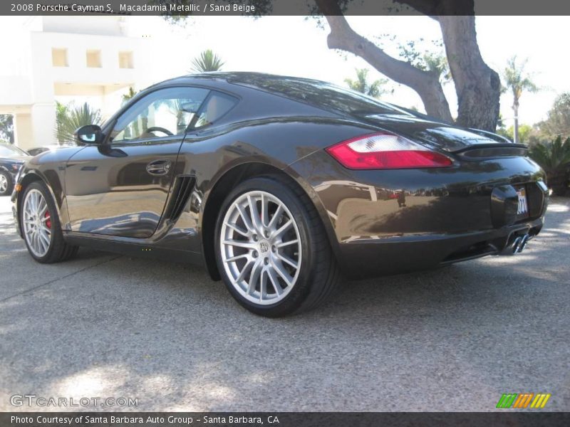 Macadamia Metallic / Sand Beige 2008 Porsche Cayman S