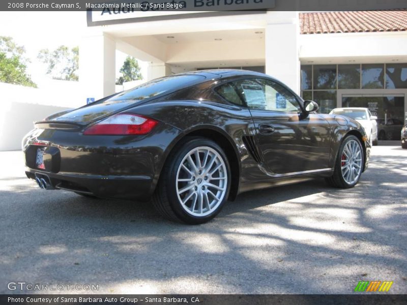 Macadamia Metallic / Sand Beige 2008 Porsche Cayman S