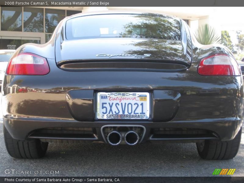 Macadamia Metallic / Sand Beige 2008 Porsche Cayman S
