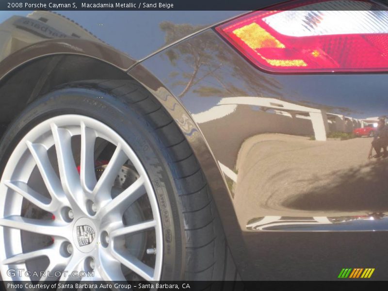 Macadamia Metallic / Sand Beige 2008 Porsche Cayman S