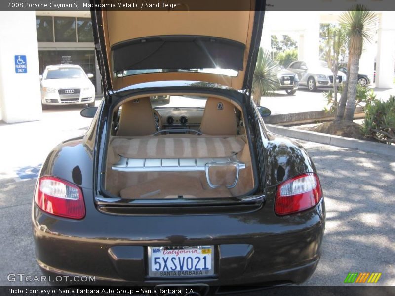 Macadamia Metallic / Sand Beige 2008 Porsche Cayman S
