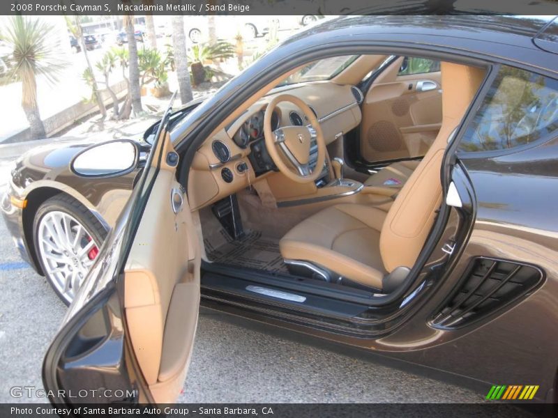 Macadamia Metallic / Sand Beige 2008 Porsche Cayman S