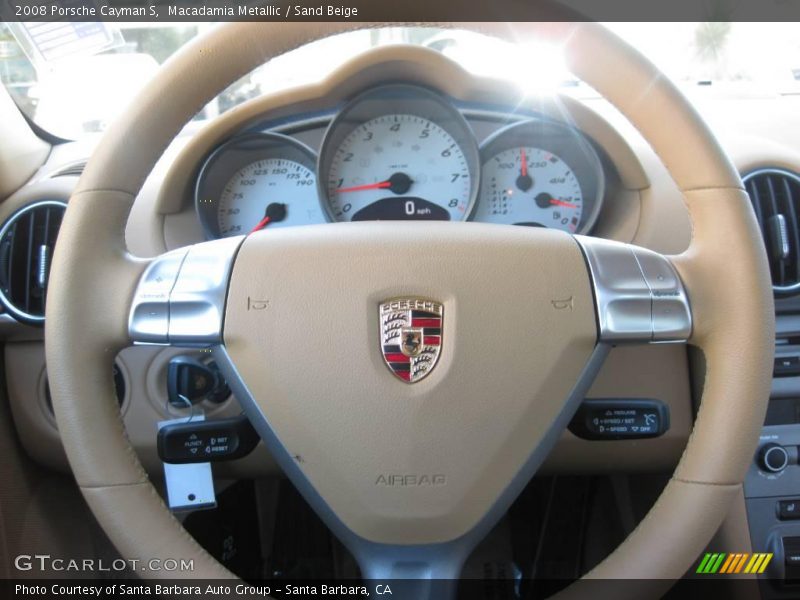 Macadamia Metallic / Sand Beige 2008 Porsche Cayman S
