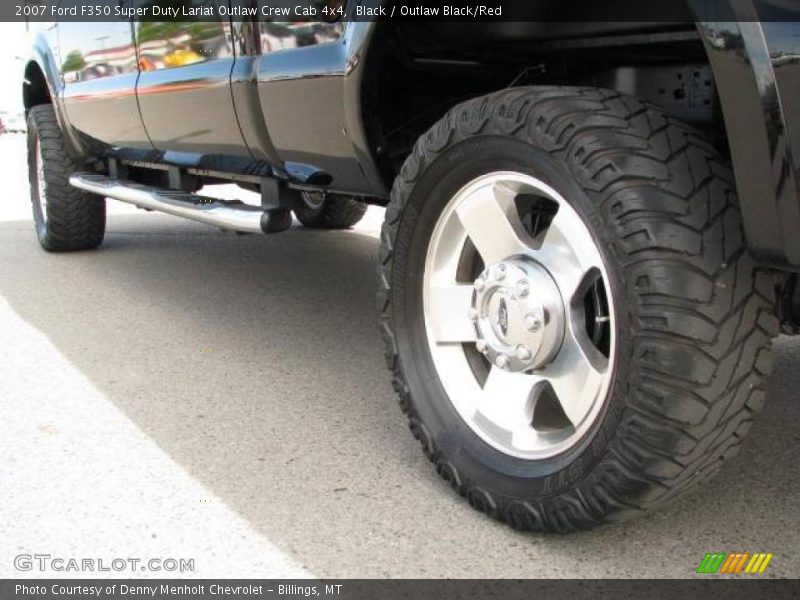 Black / Outlaw Black/Red 2007 Ford F350 Super Duty Lariat Outlaw Crew Cab 4x4
