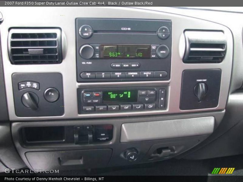 Black / Outlaw Black/Red 2007 Ford F350 Super Duty Lariat Outlaw Crew Cab 4x4