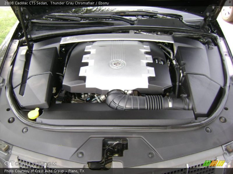 Thunder Gray Chromaflair / Ebony 2008 Cadillac CTS Sedan