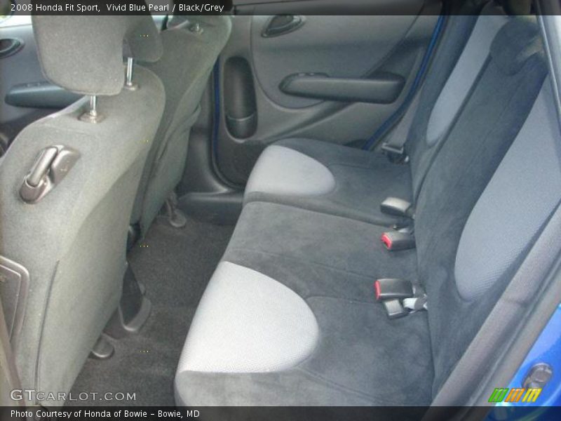 Vivid Blue Pearl / Black/Grey 2008 Honda Fit Sport