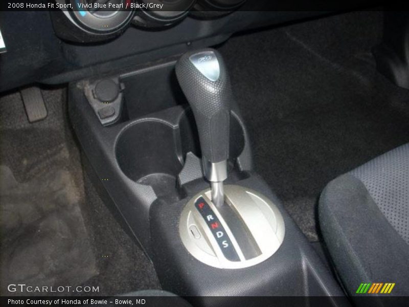 Vivid Blue Pearl / Black/Grey 2008 Honda Fit Sport