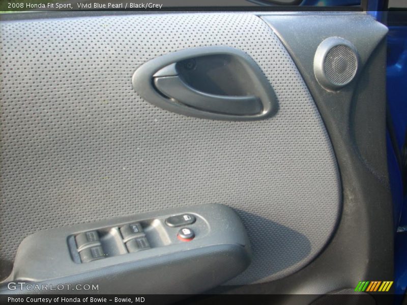 Vivid Blue Pearl / Black/Grey 2008 Honda Fit Sport