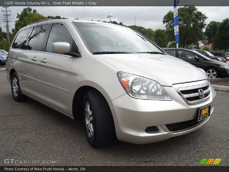 Silver Pearl Metallic / Gray 2005 Honda Odyssey EX-L