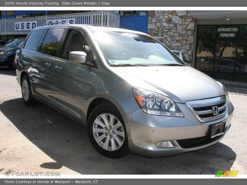 Slate Green Metallic / Gray 2006 Honda Odyssey Touring