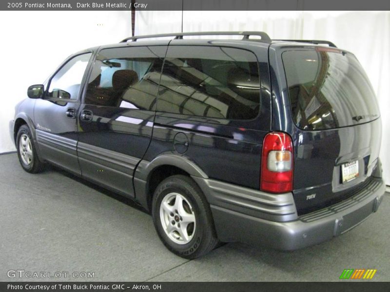 Dark Blue Metallic / Gray 2005 Pontiac Montana
