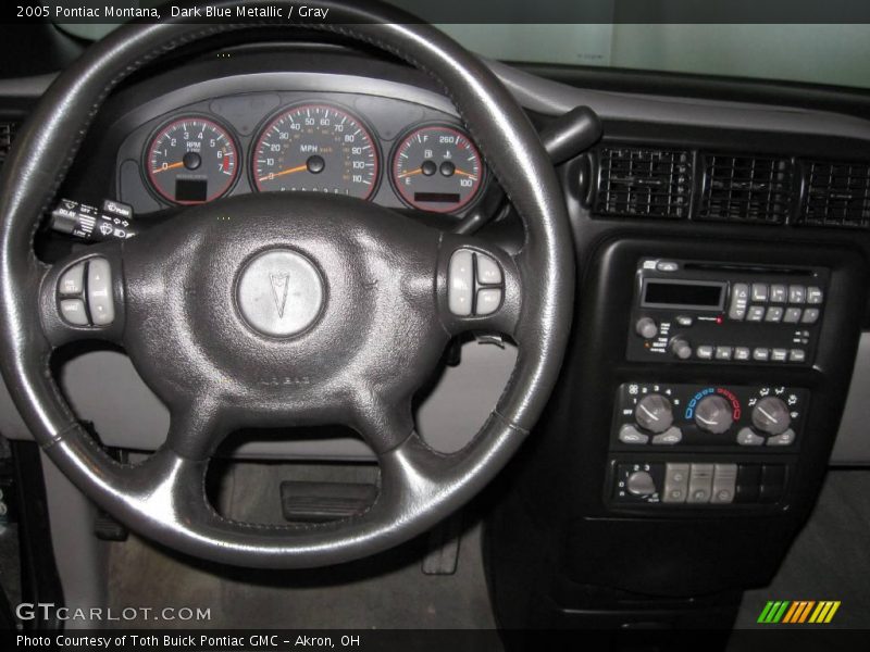 Dark Blue Metallic / Gray 2005 Pontiac Montana