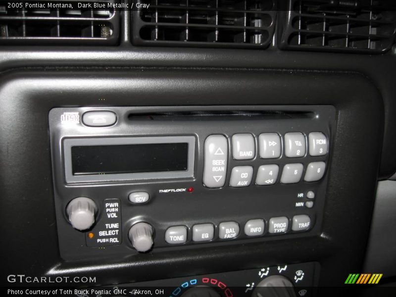 Dark Blue Metallic / Gray 2005 Pontiac Montana