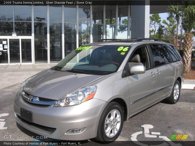 Silver Shadow Pearl / Stone Gray 2006 Toyota Sienna Limited