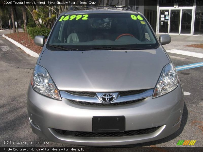 Silver Shadow Pearl / Stone Gray 2006 Toyota Sienna Limited