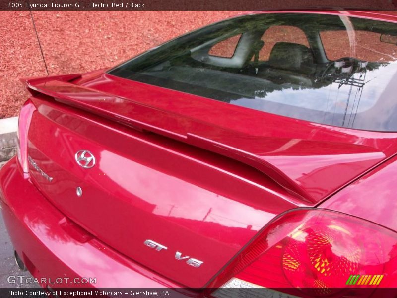 Electric Red / Black 2005 Hyundai Tiburon GT