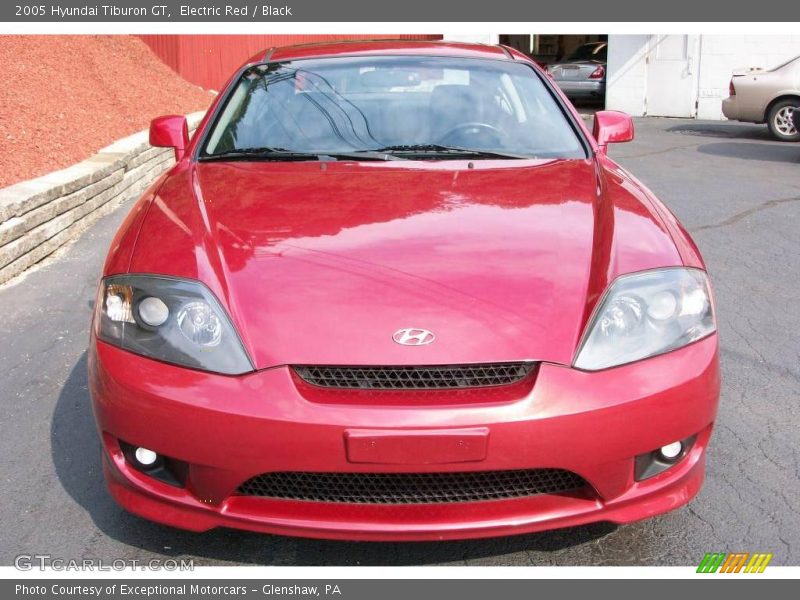 Electric Red / Black 2005 Hyundai Tiburon GT