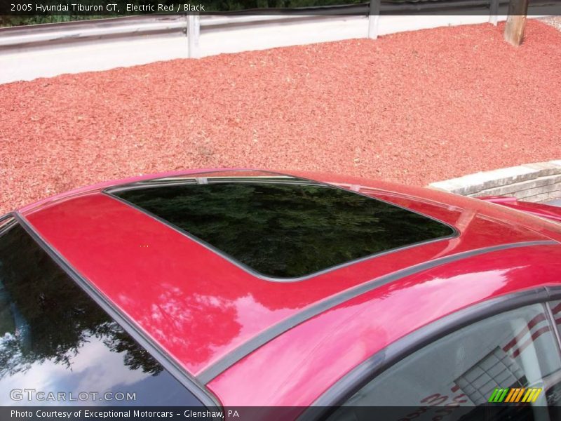 Electric Red / Black 2005 Hyundai Tiburon GT