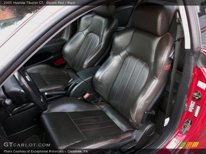 Electric Red / Black 2005 Hyundai Tiburon GT