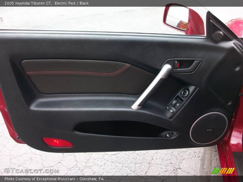 Electric Red / Black 2005 Hyundai Tiburon GT
