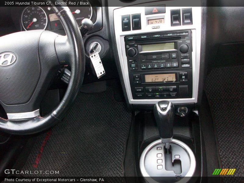 Electric Red / Black 2005 Hyundai Tiburon GT