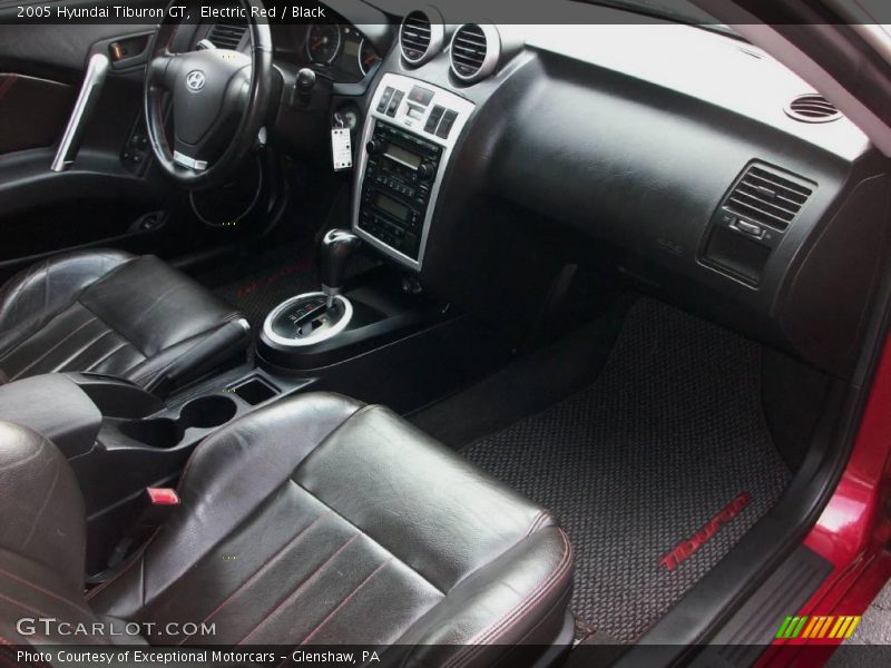 Electric Red / Black 2005 Hyundai Tiburon GT