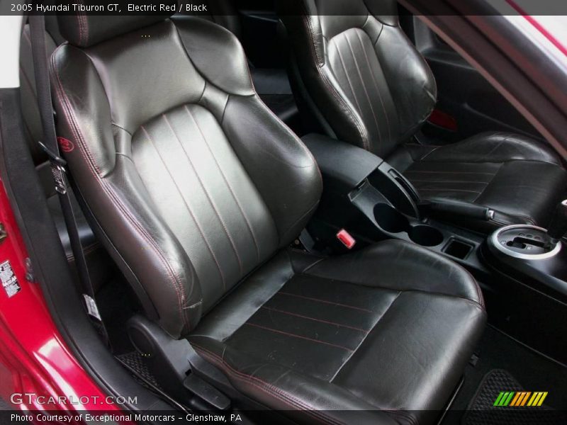Electric Red / Black 2005 Hyundai Tiburon GT