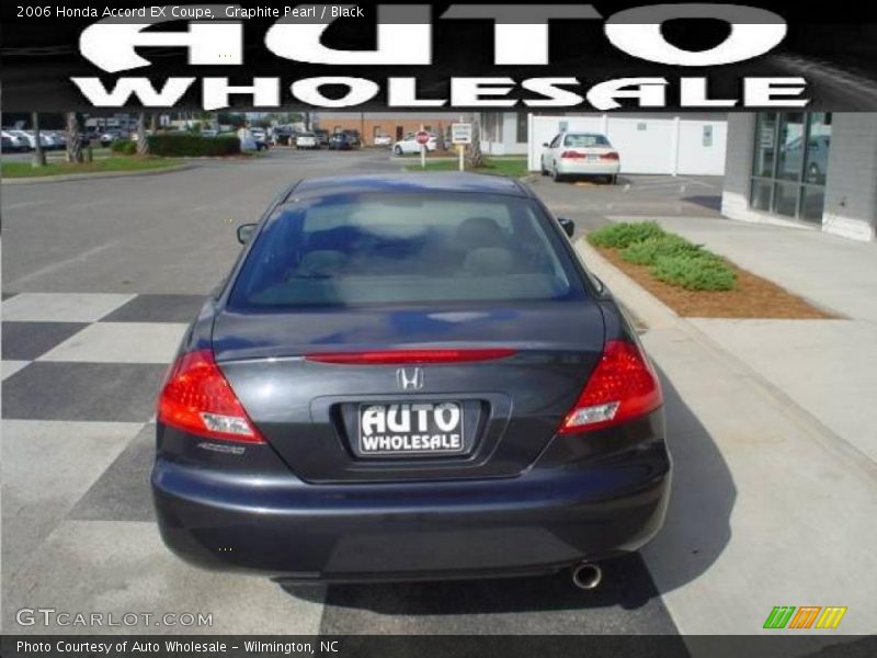 Graphite Pearl / Black 2006 Honda Accord EX Coupe