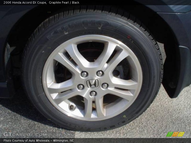 Graphite Pearl / Black 2006 Honda Accord EX Coupe