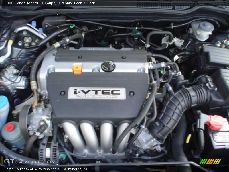 Graphite Pearl / Black 2006 Honda Accord EX Coupe