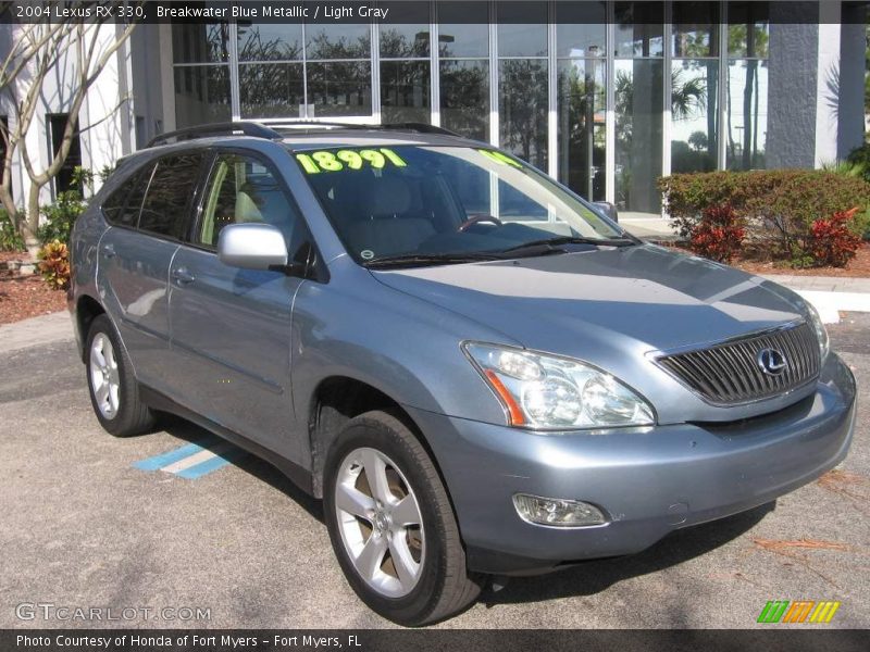 Breakwater Blue Metallic / Light Gray 2004 Lexus RX 330
