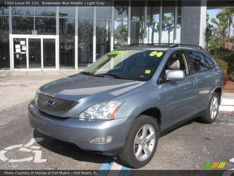 Breakwater Blue Metallic / Light Gray 2004 Lexus RX 330