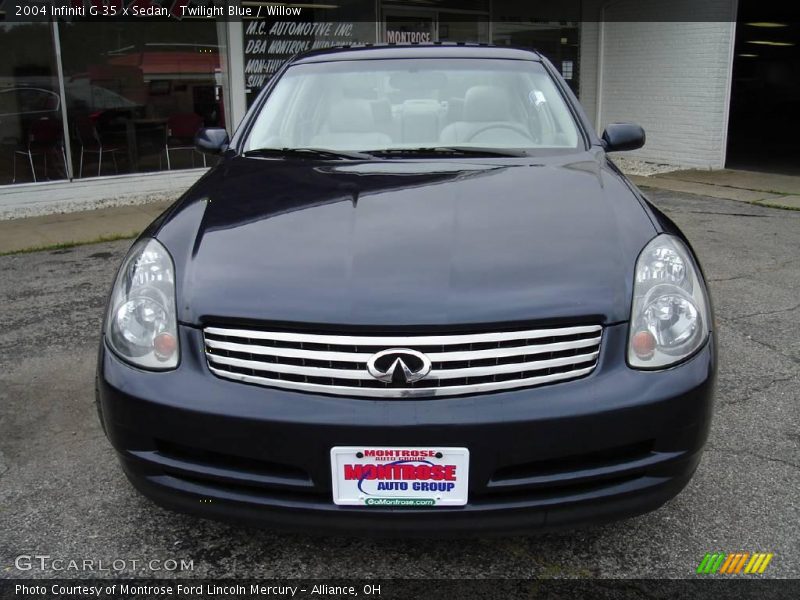 Twilight Blue / Willow 2004 Infiniti G 35 x Sedan