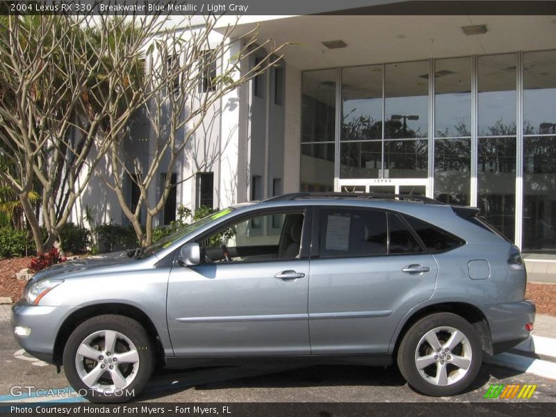 Breakwater Blue Metallic / Light Gray 2004 Lexus RX 330