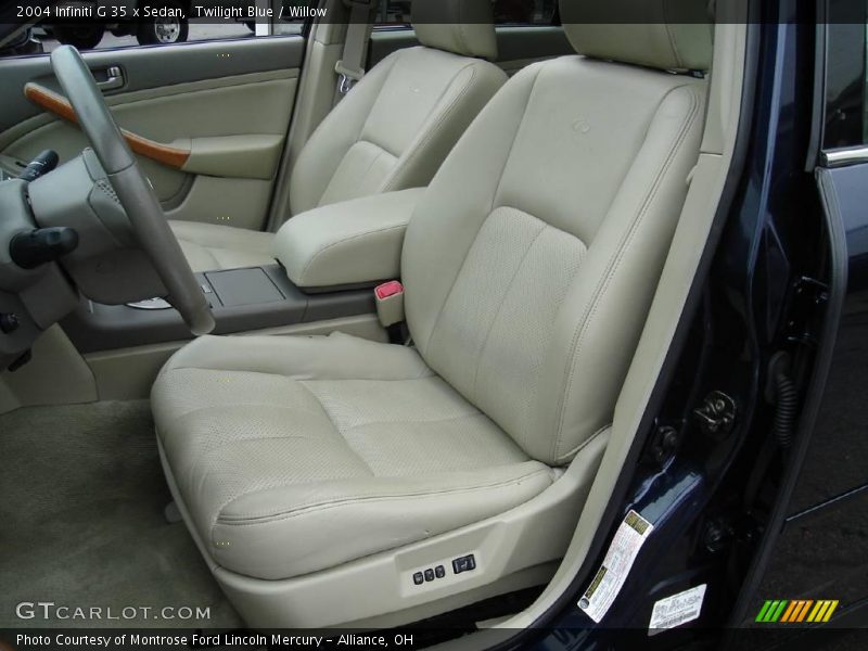 Twilight Blue / Willow 2004 Infiniti G 35 x Sedan