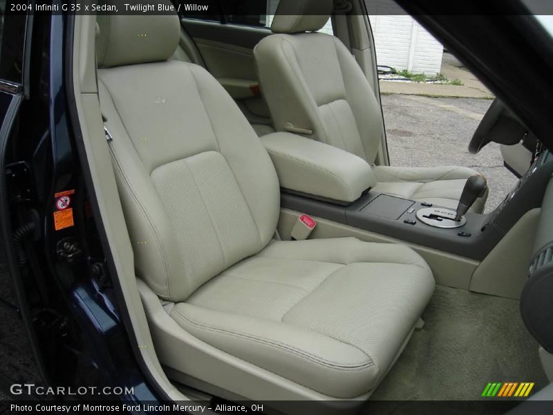 Twilight Blue / Willow 2004 Infiniti G 35 x Sedan