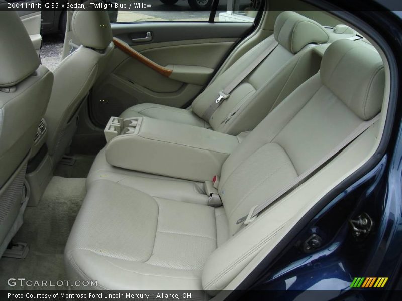 Twilight Blue / Willow 2004 Infiniti G 35 x Sedan