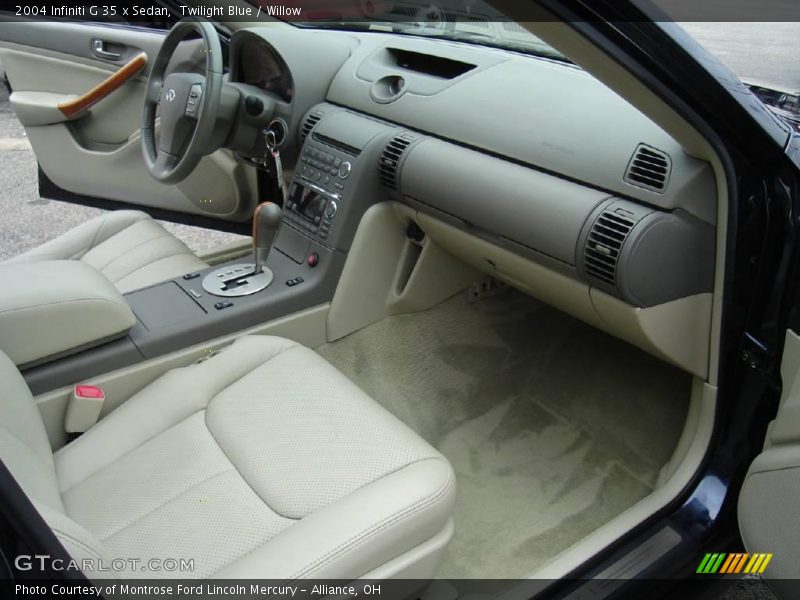 Twilight Blue / Willow 2004 Infiniti G 35 x Sedan