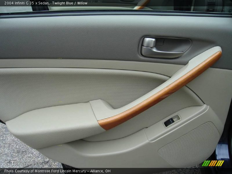 Twilight Blue / Willow 2004 Infiniti G 35 x Sedan