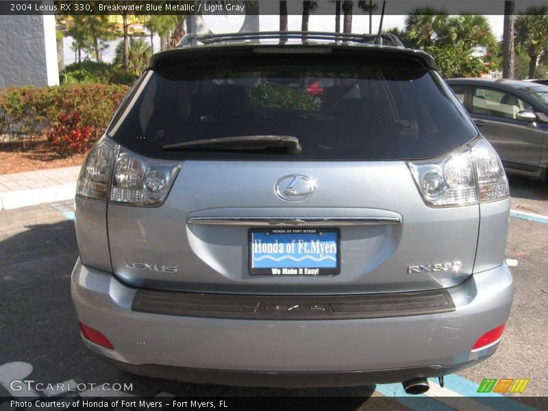 Breakwater Blue Metallic / Light Gray 2004 Lexus RX 330