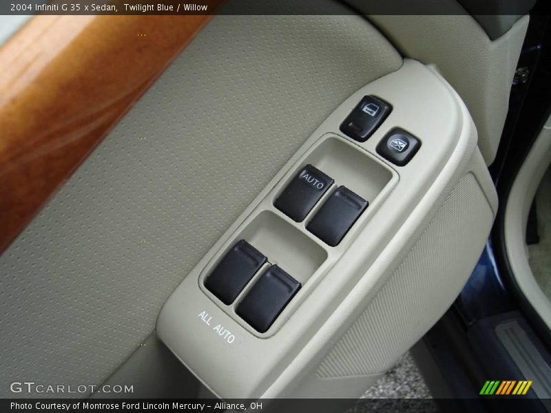 Twilight Blue / Willow 2004 Infiniti G 35 x Sedan