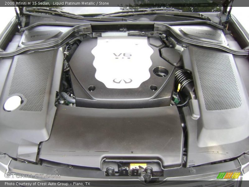 Liquid Platinum Metallic / Stone 2008 Infiniti M 35 Sedan